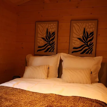 Luxe Houten Wellness Boshuisje Met Sauna * Meijel