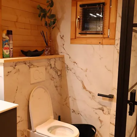 Vakantiehuis Luxe Houten Wellness Boshuisje Met Sauna Meijel