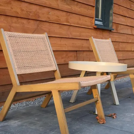 Luxe Houten Wellness Boshuisje Met Sauna Feriehus *