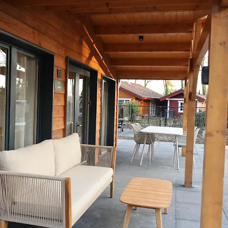 Luxe Houten Wellness Boshuisje Met Sauna Meijel